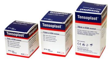 Elastische tape: Tensoplast, 10cm, p--rol