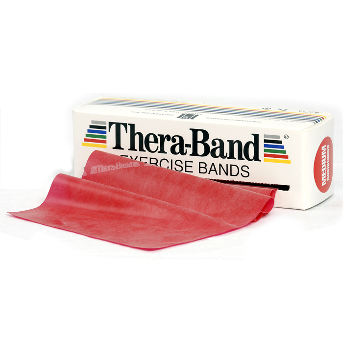 thera-band - Oefenband Thera-band 5,50m x 15cm rood op rol