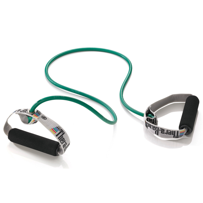 thera-band - Body Trainer Thera-Band stevige handgrepen 1,40m groen