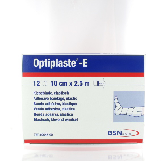 BSN medical - Elastische tape: Optiplast E, 10cm, p--12 rollen