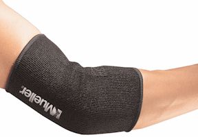 Mueller Elastic elbow support - zwart - Large (29-31cm)