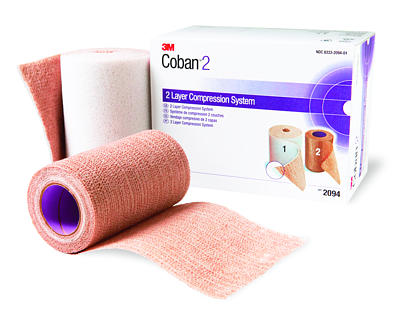 3M - Coban2: comfortlaag en compressielaag, 10cm per doos (2rollen)