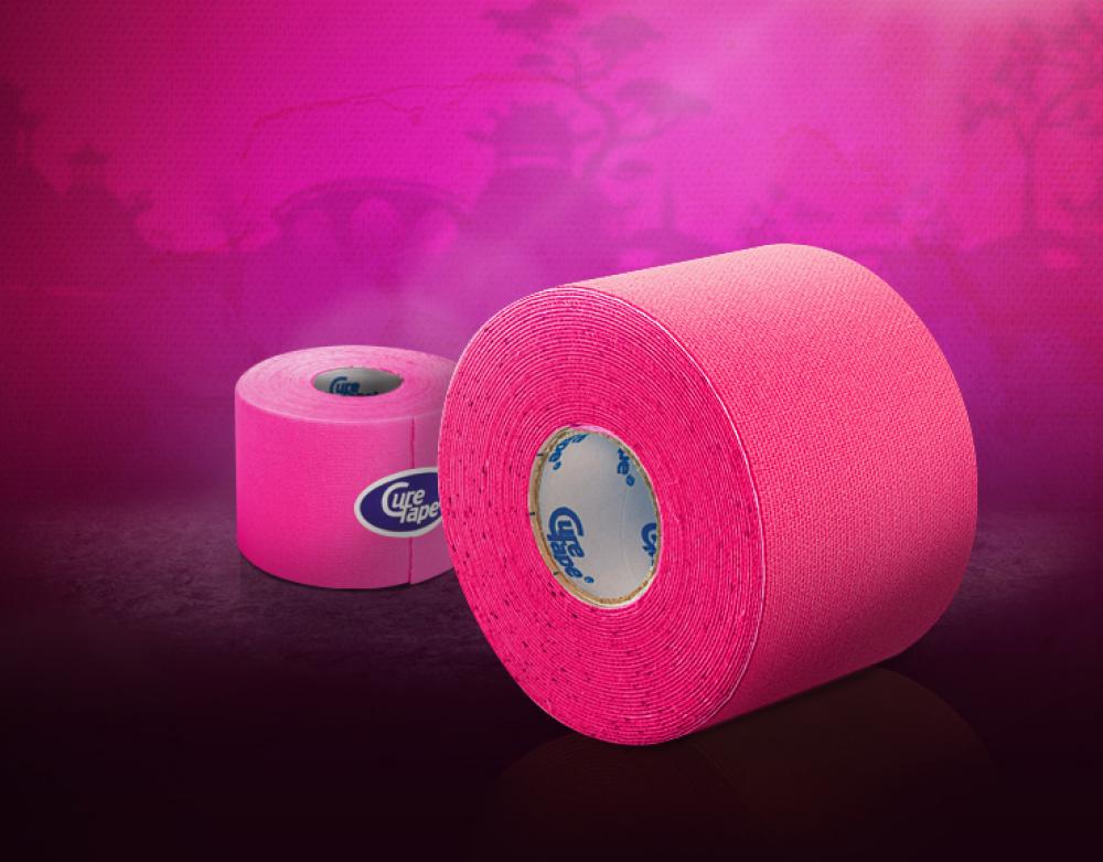 Curetape AP_Kinesiotape:_Curetape__roze__5cm_x_31_5m