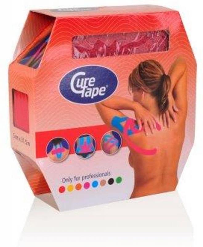 Kinesiotape : Curetape, roze - 5cm x 31,5m