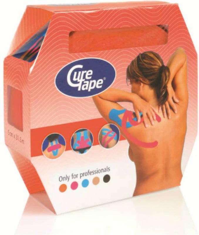 curetape - Kinesiotape: Curetape, oranje - 5cm x 31,5m