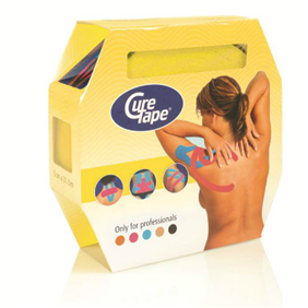 curetape - Kinesiotape: Curetape, geel - 5cm x 31,5m