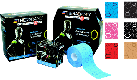 cramer - Kinesiology cramer tape 5cm x 31.40m zwart--grijs