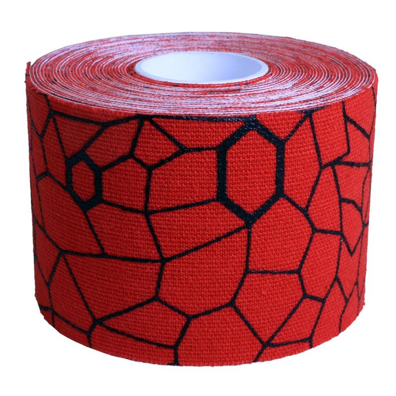 cramer - Kinesiology cramer tape 5cm x 5m retail P--24 rood--zwart