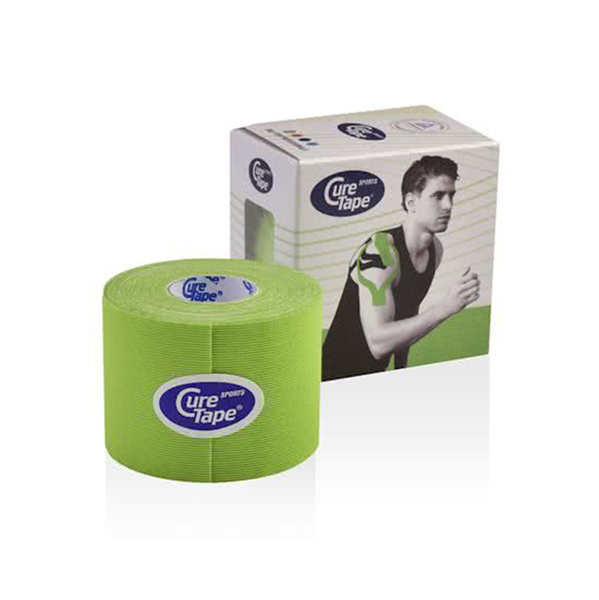 Cure tape - Cure Tape sports lime 5cm x 5m - p--1