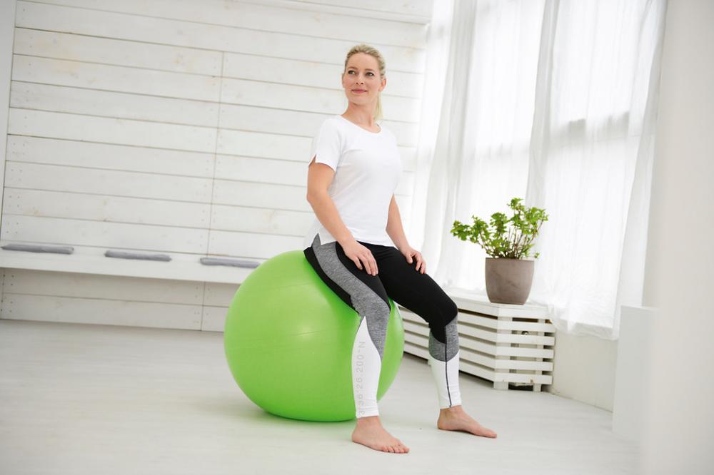 Sissel - Sissel - Securemax exercise ball - zitbal - 55cm  - limoengroen            