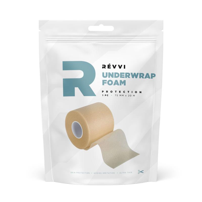 Révvi - Revvi Kinesiology Underwrap foam – 70mmx 20m – 1roll--closable bag     
