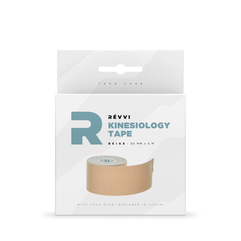 Révvi - Revvi Kinesiology tape – beige – 50mm x 5m - 1 roll--box