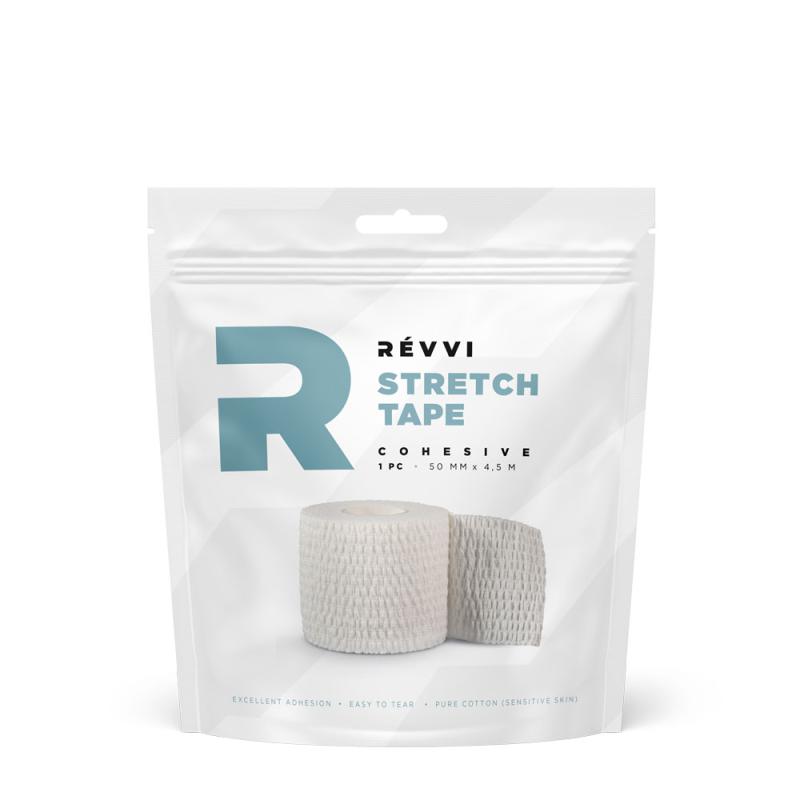 Révvi - Revvi Kinesiology STRETCH tape (cohesive) – 50mm x 4,5m – 1 roll--closable bag