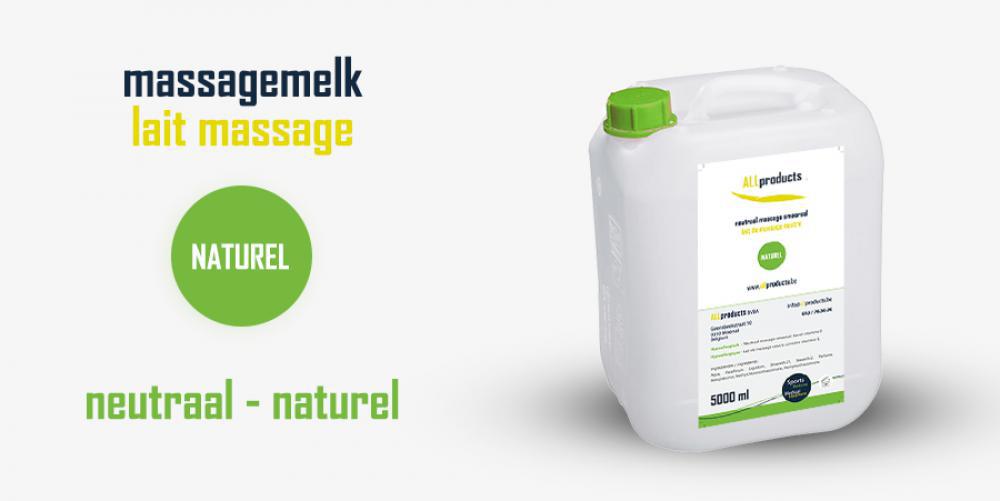 ALLproducts Massagemelk Naturel 5 liter