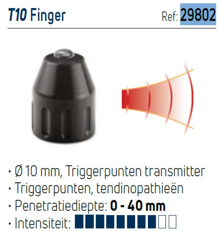Chattanooga - T10 Finger transmitter  - Chattanooga RPW2 – optionele ACCESSOIRES