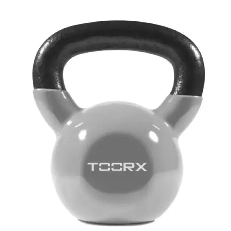 Toorx - Kettlebell vinyle - gris clair - 18kg